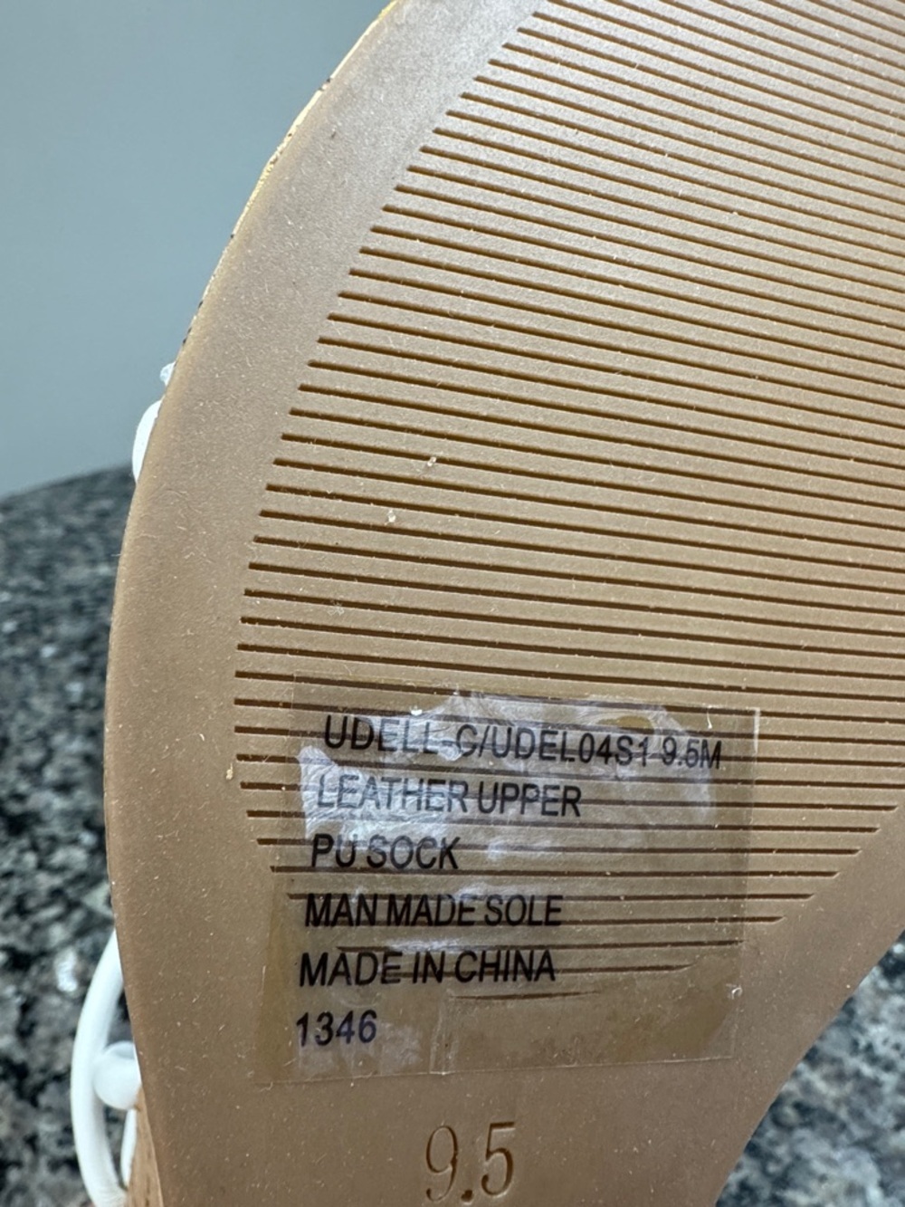 Steve Madden White leather Strappy Cork Wedge Sandals NEW 9.5 - Picture 12 of 13